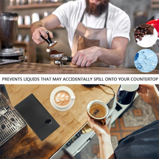 Thảm cà phê cao su chống trượt / Thảm sấy bát đĩa nhà bếp / Quầy Bar Cafe Thảm phục vụ chống tràn