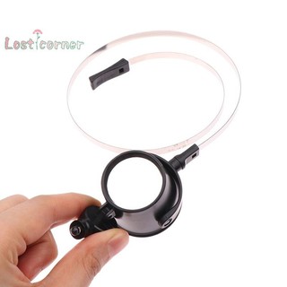 Lostcorner Gắn 15X Sửa Chữa Kính lúp Với Đèn LED Có Thể Điều Chỉnh Sửa Chữa Đồng Hồ Trang Sức Dụng Cụ Kính lúp Đồng Hồ Dụng Cụ Phụ Kiện Mới