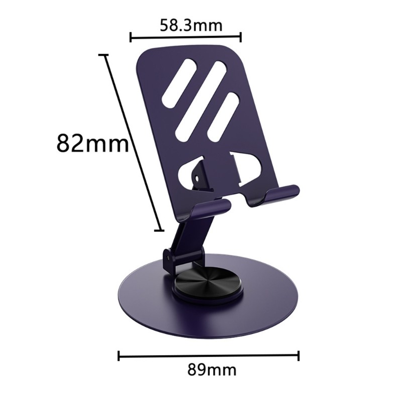 IOR Để Bàn Giá Đỡ Điện Thoại Máy Tính Bảng Hỗ Trợ Xem Video Trực Tiếp Di Động Đế Gấp Điện Thoại Góc Điều Chỉnh Chiều Cao