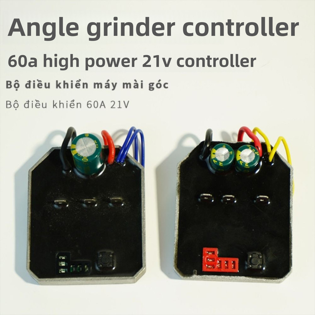 Bảng điều khiển máy mài góc SIMPLEAID, Công tắc tốc độ công cụ điện Lithium không chổi than, Công tắc tốc độ bền Bộ điều khiển 60A Bảng cờ lê điện cho DAYI