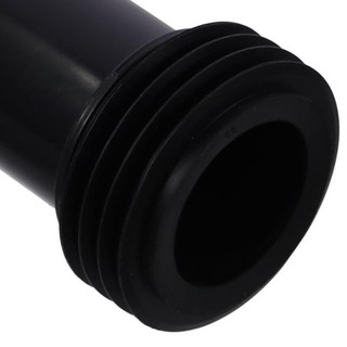 FURNIGO 2 Bộ Phận Vệ Sinh, Ống Kết Nối Nhà Vệ Sinh Gắn Tường Vít, Ống Chất Thải Nhà Vệ Sinh PP Màu Đen