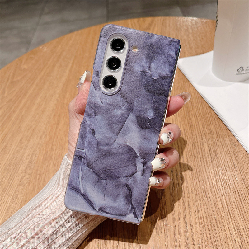 Ốp lưng họa tiết Rococo mỏng Samsung Galaxy Z Fold 5 Z Fold 4 Z Fold 3 Vỏ cứng siêu mỏng