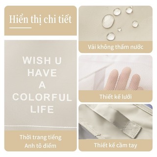 Set 7 Túi Du Lịch Đa Năng Chống Nước Dung, Lượng Cao Thiết Kế Lưới, Thấy Dễ Dàng Phân Loại