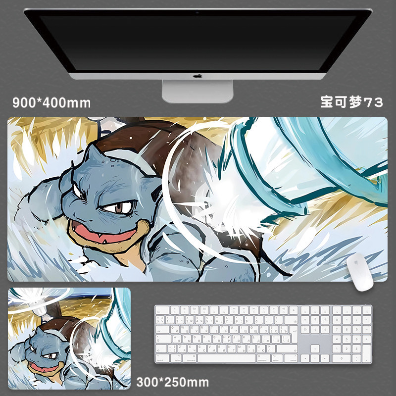 Pokemon Miếng Lót Chuột Anime Lớn Miếng Lót Chuột Hoạt Hình Pikachu Gengar Laptop Để Bàn Thảm Phụ Kiện