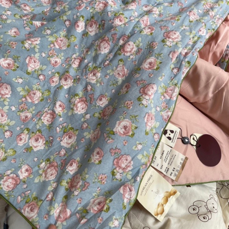 Chăn Cotton Đũi Sơ Đậu Nành Hàn Quốc Nhập Khẩu, chăn hè thu ( ảnh thật shop tự chụp ) chăn thu hè nhập khẩu loại 1