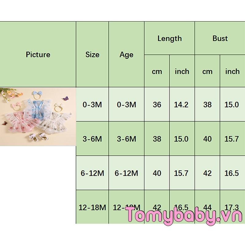 Bé Gái Rompers Ren Viền Họa Tiết Bướm Thêu Bay Tay Áo Tulle Viền Body Quần Áo + Băng Đô