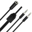 Btsg Bộ chia tai nghe 2 trong 1 3 5mm Nam Nữ sang 2 Nữ Bộ chia tai nghe 2 cổng Bộ chuyển đổi tai nghe cho Smartpho