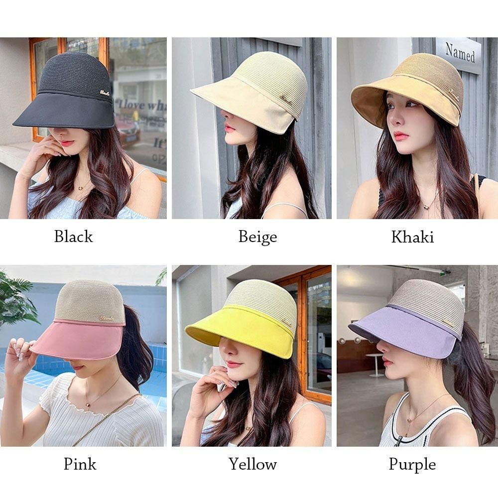 Mũ xô Hobbyin chống nắng và tia UV, gấp gọn tiện lợi, thoáng mát mùa hè dành cho nữ