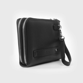 Ví Cầm Tay Nam Cao Cấp, Clutch Nam FTT Leather Da Bò Hai Ngăn, Có Tích Hợp Ngăn Đựng Thẻ Sang Trọng