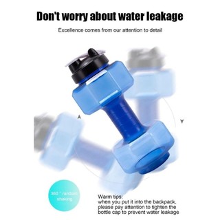 Bình Nước JEREMY, Ấm Siêu Tốc Thể Thao Sáng Tạo Hình Quả Tạ, Thời Trang 2200 / 2600mL PET Tay Cầm Đơn Giản Cốc Du Lịch Ngoài Trời Thể Thao