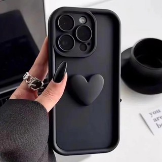 Ốp điện thoại silicon hình trái tim tình yêu 3D dễ thương sang trọng cho Infinix Hot 50 50i Zero 40 30 Tecno Spark 30C Go 1 9 Pop 9 Camon 30 Pro Pova 6 Neo 5G 4G Vỏ mềm màu kẹo