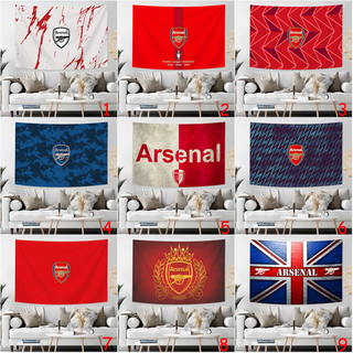 Câu Lạc Bộ Bóng Đá Arsenal Logo Tường Tấm Thảm Polyester Có Kẹp Treo Tường Tấm Thảm Trang Trí Nhà Cửa Quà Tặng