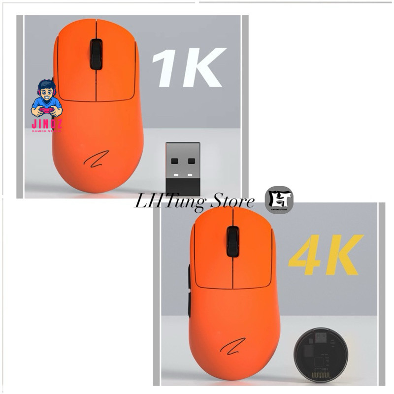 Chuột không dây Zaopin Z2 4K | 3 mode | Hotswap | PAW3395 (Tặng kèm miếng dán chống trượt)- Jinoz Gaming Studio | BigBuy360 - bigbuy360.vn