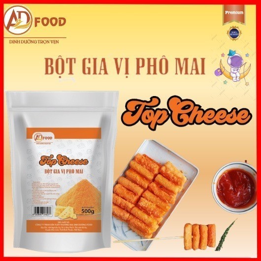 Bột gia vị phô mai Top Cheese vị ngọt