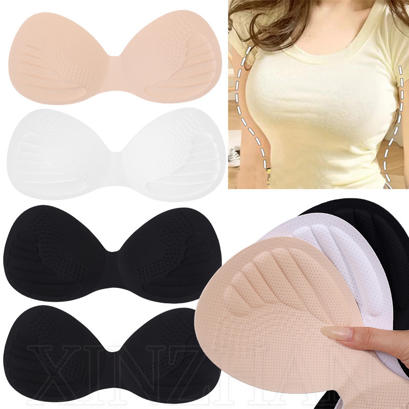 Thảm xốp xốp - Tấm lót ngực cao su một mảnh dành cho nữ - Dành cho đồ bơi Bikini Brassiere - Phụ kiện đồ lót - Push Up Insert Bra Padding - Có thể tháo rời, thoải mái, thoáng khí