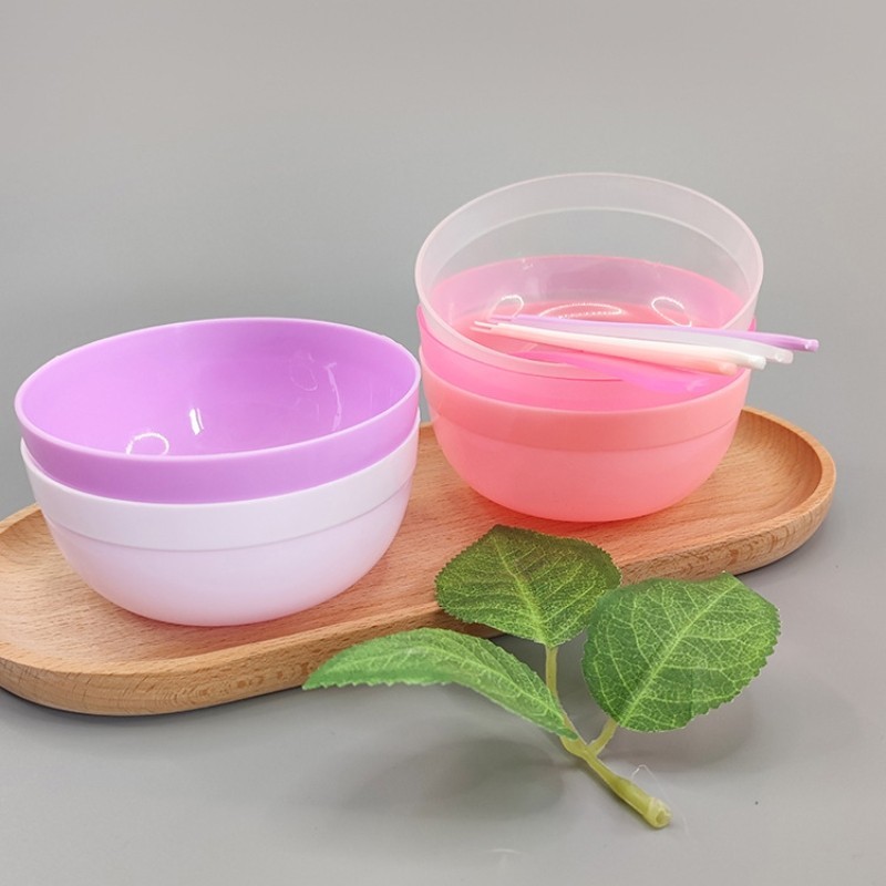 Dụng cụ làm đẹp Mặt nạ Hai Bộ 2 món Ứng dụng Spa Mặt nạ Bát Stick Set Mask Stick Bát nhựa