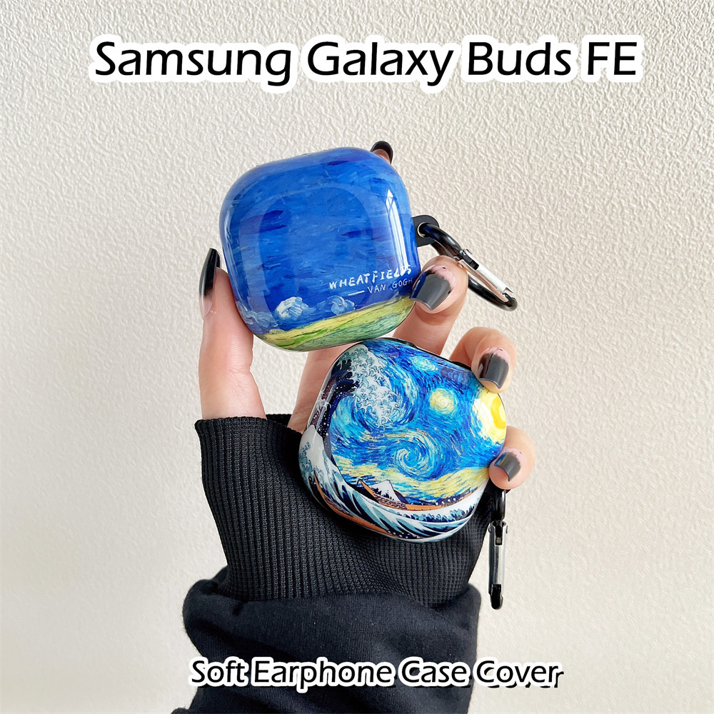 [Ngôi sao tương lai] Dành cho Ốp lưng Samsung Galaxy Buds FE Phong cách mùa hè Vỏ tai nghe silicon mềm TPU hoạt hình
