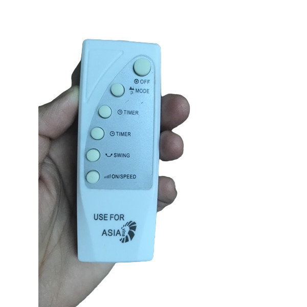 tay điều khiển remote từ xa quạt ASIA RM227 hàng mới-kèm pin-tay đầu bấm quạt ASIA RM227 hàng mới