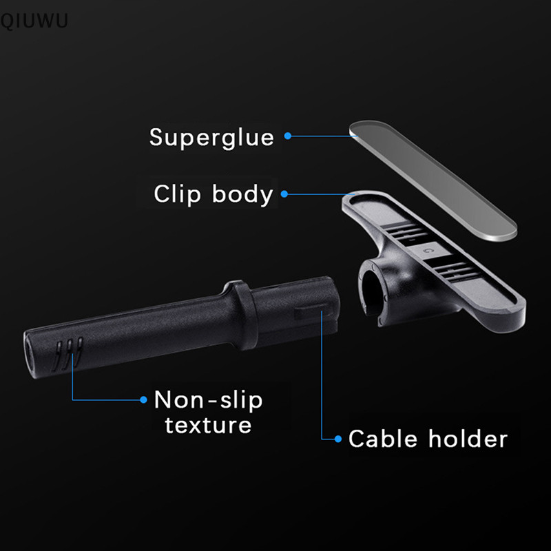 Qiuwu Máy Tính Để Bàn Dây Cáp Tổ Chức Chuột Kẹp Cáp Chuột Bungee Giá Đỡ Cáp Kẹp Dòng Dữ Liệu Dây Fixer Tổ Chức Cho Máy Tính Để Bàn Trò Chơi.