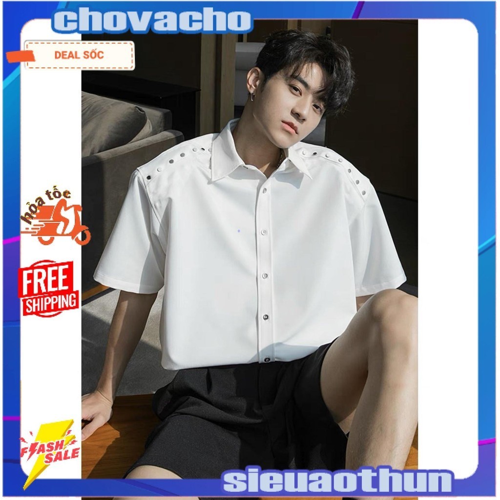 Áo Sơ mi Tay ngắn Style ATTA CVC - Giá sỉ Unisex