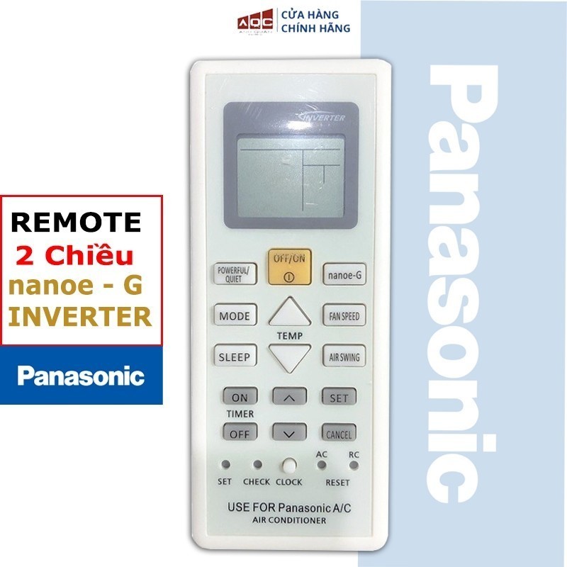Điều khiển điều hòa PANASONIC Inverter dòng PUxUKH NxUKH hàng