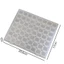 Hộp sắp xếp có thể điều chỉnh CHEESELY, Hộp sắp xếp trong suốt 56 lưới, Vòng cổ hộp đựng đồ trang sức bằng nhựa chống bụi dung tích lớn