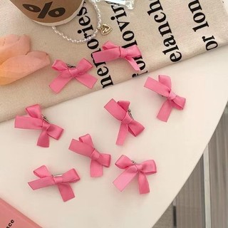Nhiều Màu Ruy Băng 3cm Nơ mini Kẹp Tóc Đầu Trước Kẹp Tóc Ngọt Ngào Kẹp Tóc