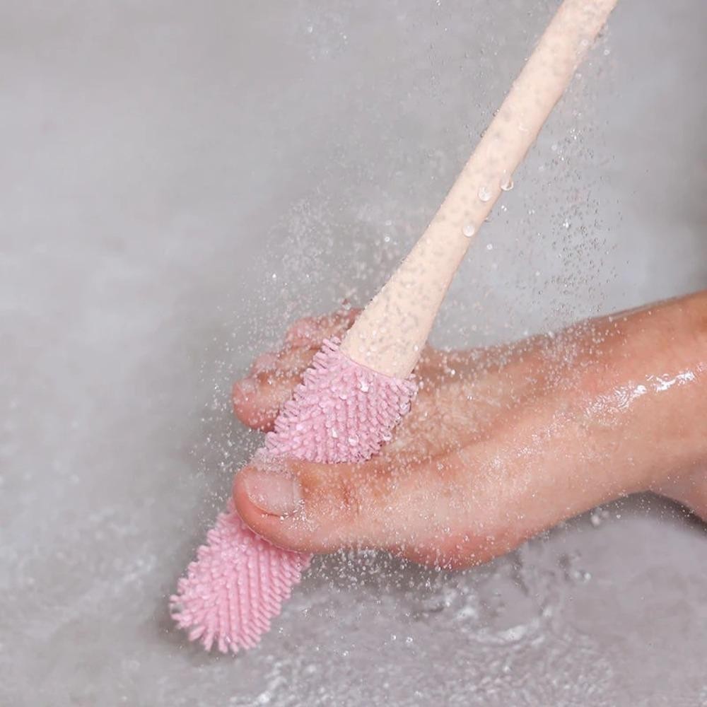 Bàn chải chà mũi EBINLANDS, Giảm ngứa Công cụ chà chân đa chức năng, Loại bỏ da chết Chà tro Rửa chân Dụng cụ loại bỏ da chết