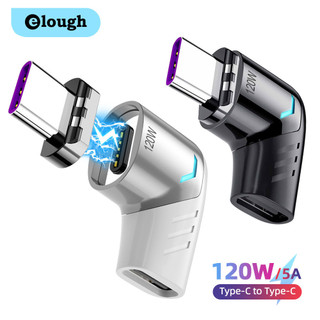 Elough 120W Magnetic Adapter Fast Charging USB Type C to Type C Connector