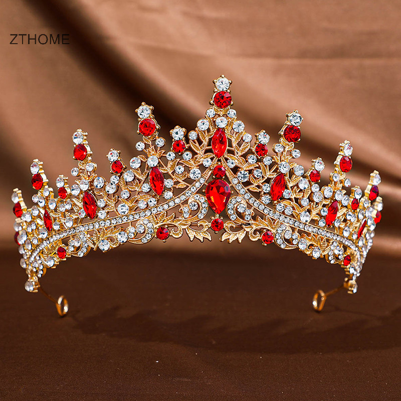 Zthome Công Chúa Vương Miện Tiaras Mũ Đội Đầu Dự Tiệc Sinh Nhật Cô Dâu Vương Miện Cho Đám Cưới Cô Dâu Tóc Trang Sức HOT