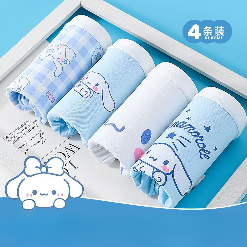 Quần lót bé gái Cinnamoroll Kuromi dễ thương được làm bằng bông kháng khuẩn Bảo vệ sức khỏe trẻ em