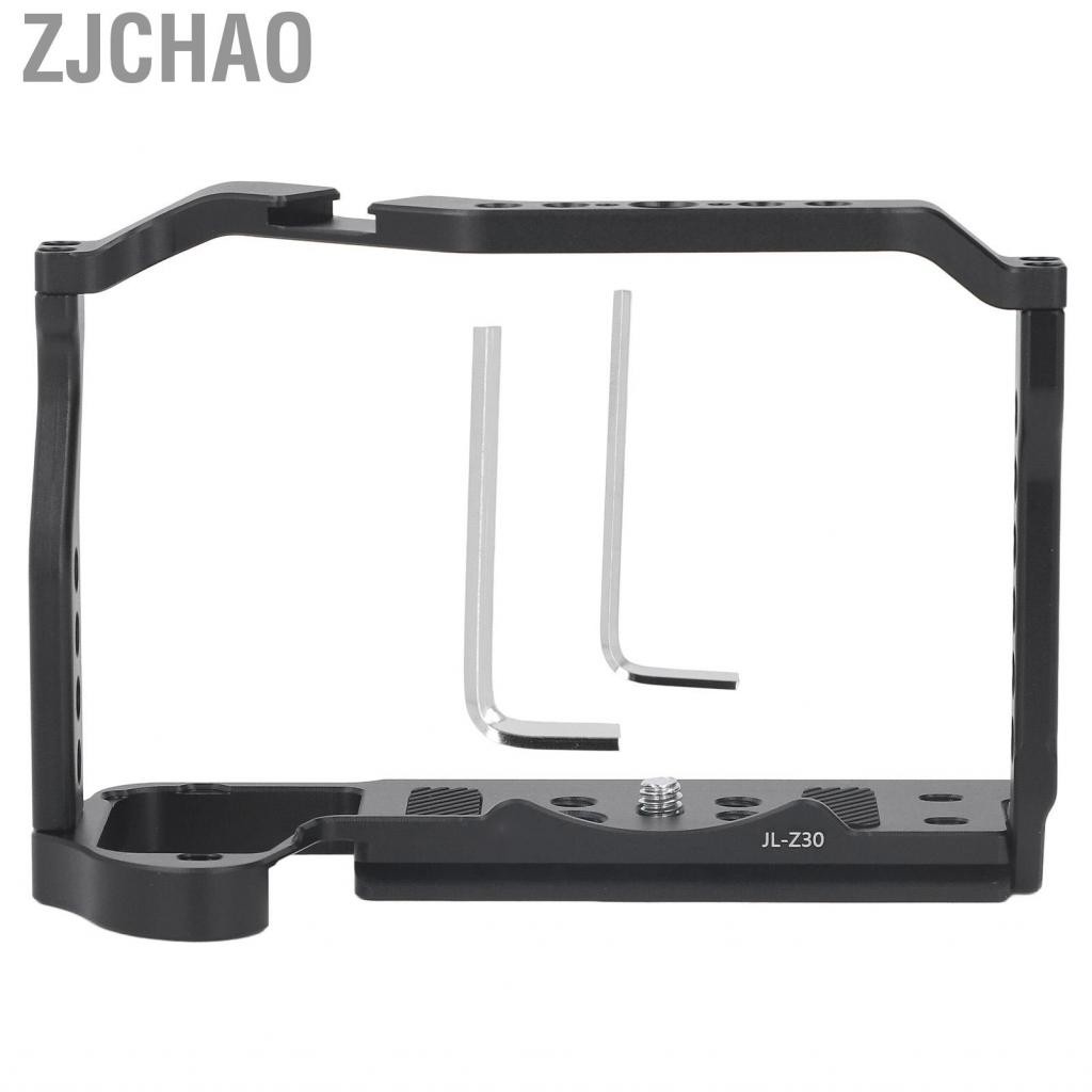 Zjchao Z30 Camera lồng ALUMINUM ALLOY VIDE VIDE RIG với ARCA PORT 3/8 Định vị 1/4 Chủ đề và Bộ ổn định thiết kế giày lạnh cho DSLR cho DSLR