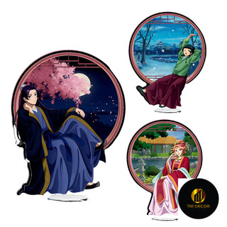 Mô Hình Nhân Vật Anime Bộ Dược Sư Tự Sự Chất Liệu Acrylic decor góc học tập để bàn làm việc