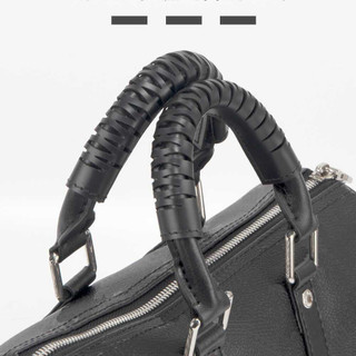Phụ kiện sửa đổi túi phù hợp cho túi Keepall 25/35 Black Warrior, tay cầm da, vỏ bảo vệ, sửa đổi không phá hủy, da thật