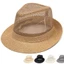 Mũ Fedora YRBWD, Mũ Jazz Panama khô nhanh, Mũ rơm thoáng khí thời trang Unisex