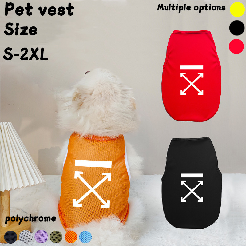 ✨ Hàng MỚI ✨ S-2xl Pet Dog Tank Top Thời trang và thoải mái In lưới Tank Top Quần áo cho chó