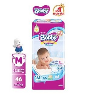 [TẶNG MIẾNG NGẪU NHIÊN] Tã dán sơ sinh Bobby XS70+4( NB70+4)