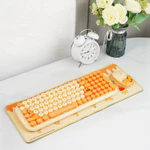 Bàn phím chuột Graby2026 Winnie the Pooh, bộ đệm chuột 3D, kết nối USB 2.4 GHz, không cần Bluetooth, thiết kế thời trang cao cấp — ảnh 2