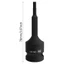 Yoo Heavy Duty 22mm Hex Impact Bit Ổ cắm 1 2Inch để bảo trì và lắp đặt thiết bị ô tô Socke hạng nặng