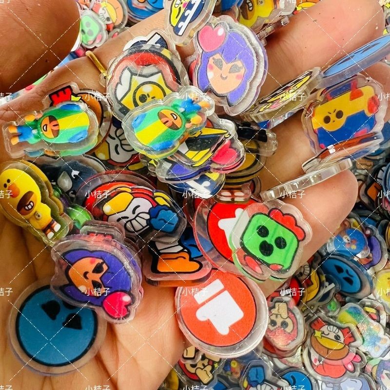 Brawl Stars Emoji Acrylic Charms – Phụ kiện & Quà tặng DIY (1cm / 2cm)