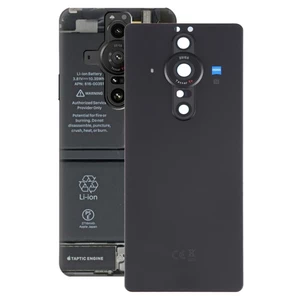 Bán chạy cho Sony Xperia Pro-I Ốp điện thoại pin có nắp ống kính máy ảnh (Đen)