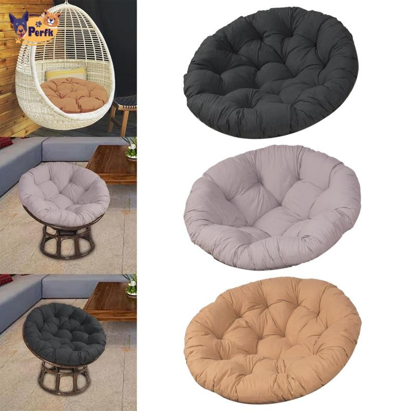 24 "x24" Đệm Ghế Ngoài Trời Miếng Đệm Tròn Dày Sân Ghế Đệm Cho Giá Đỡ Rocking Võng Mây Treo
