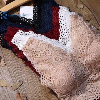 Kudosation Hoa Ren Áo Ngực Mỏng Dây Miễn Phí Bralette Quần Lót Nữ Brassiere Gợi Cảm Đồ Lót Đẹp