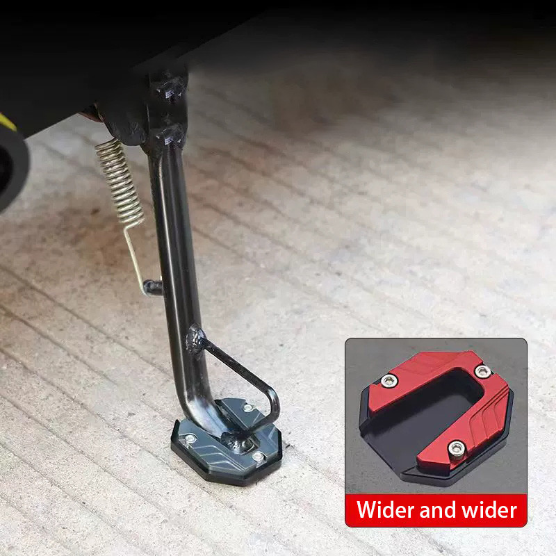 bọc chân chống xe máy SEAMETAL Đệm Mở Rộng Chân Chống Đứng Mở Rộng Bằng Nhôm Cho Xe Máy