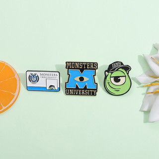 "Big Eyed Monster Monster University Thẻ ID sinh viên" Men Trâm cài Quần áo thời trang Phụ kiện Túi đi học Huy hiệu Quà tặng cho bạn bè