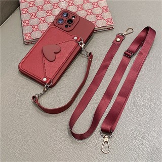 Ốp điện thoại có dây đeo chéo cho iphone 11 12 13 14 15 pro max x xs xr max