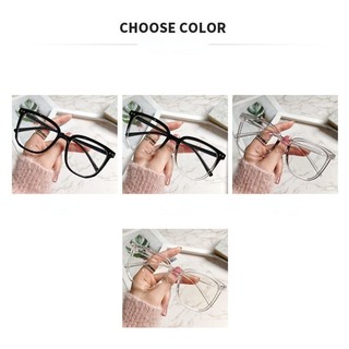 Kính Vuông Thời Trang Kính Chống Bức Xạ Kính Vuông Trong Suốt Hàn Quốc Dành Cho Nam Và Nữ