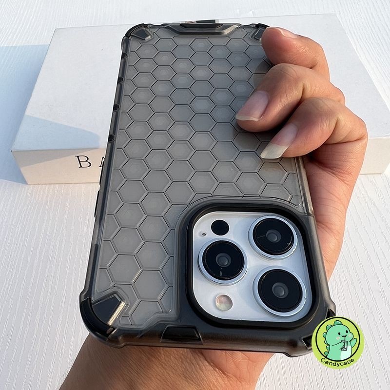 Tổ ong hợp thời trang Thích hợp cho Realme GT Master Neo 3 2 GT 2 Q5 Q5i 12 10 9 9i 8i 4G 5G Narzo 50 Pro 5G Túi khí dày chống rơi Vỏ bảo vệ trong suốt sáng tạo