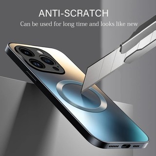 Ốp lưng từ tính sang trọng AG Silicon Matte Frost cho iPhone 15 14 13 12 Pro MAX 14 Plus 13 14 Pro MAX Vỏ bảo vệ