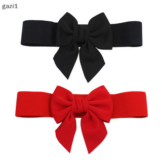 [Gazi1] Nữ Thắt Lưng Nơ Lớn Co Giãn Rộng Thắt Lưng Thắt Lưng Dây Đeo Cho Bé Gái Quần Áo Phụ Kiện Thắt Lưng Đầm Nữ Boutique